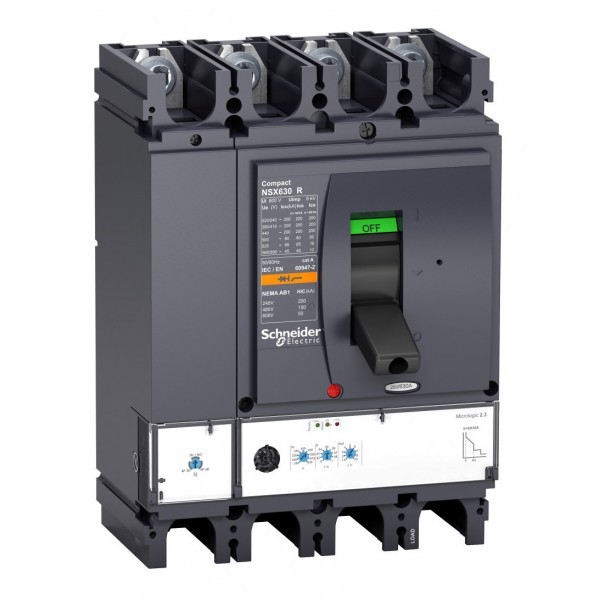 Силовой автомат Schneider Electric Compact NSX 400, Micrologic 2.3, 200кА, 4P, 400А