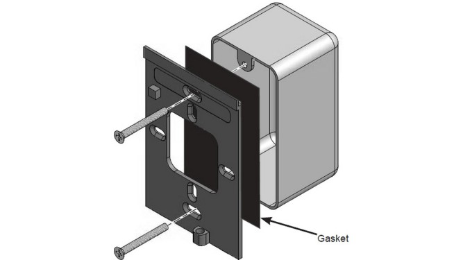 ARD-R10-AP-G Монтажная рамка для R10 счит(уп10 шт.) ARD-R10-AP-G