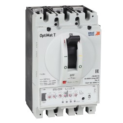 Выключатель автоматический с блоком защиты от токов утечки OptiMat T125H-RCA ETA-COM 63A 4P