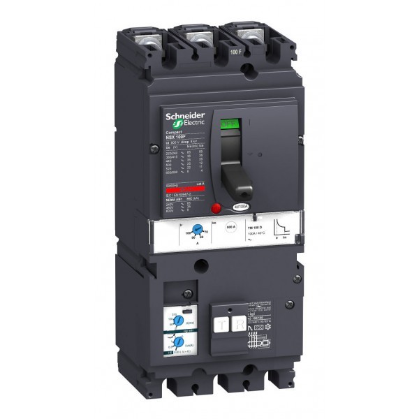 Силовой автомат Schneider Electric Compact NSX 100, TM-D, 25кА, 3P, 100А