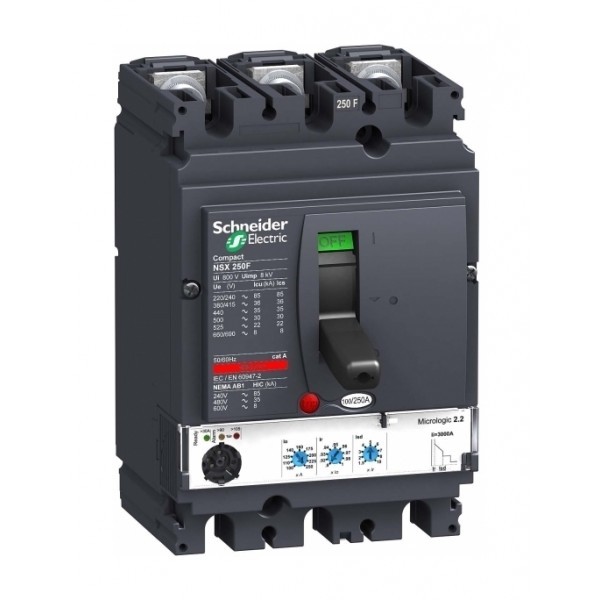 Силовой автомат Schneider Electric Compact NSX 250, Micrologic 2.2, 36кА, 3P, 160А