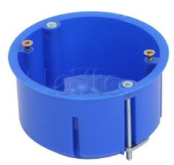 Коробка установочная с металлическими лапками 73x45 (160 шт/уп) ПожТехКабель (020-009)