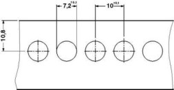 Проходная клемма VDFK 4 GNYE