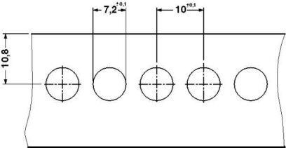 Проходная клемма VDFK 4 GNYE