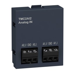 SE M238 Картридж аналогового входа М221- 2 входа I (TMC2AI2), Schneider Electric, , TMC2AI2