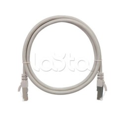 Шнур коммутационный 2хRJ45/8P8C F/UTP 1 м кат.5е NIKOMAX (NMC-PC4SD55B-010-GY)