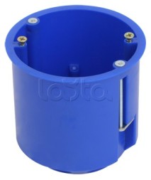 Коробка установочная углубленная с металлическими лапками 73x73 (96 шт/уп) ПожТехКабель (020-010)