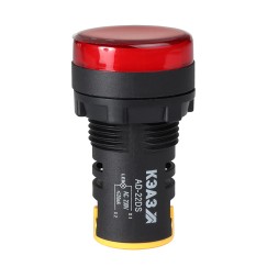 Лампа AD22DS(LED) матрица D22мм красный 230В-КЭАЗ