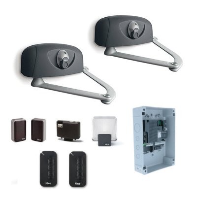 NICE HY7005BDKCE — комплект для автоматизации распашных ворот со створками шириной до 3м и массой до 800кг