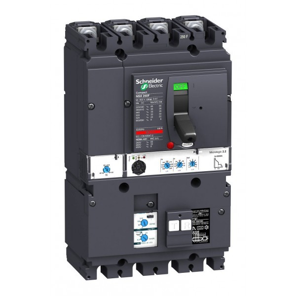 Силовой автомат Schneider Electric Compact NSX 250, Micrologic 2.2, 36кА, 4P, 250А