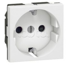 Розетка электрическая Mosaic 2M, 2P+Т Legrand (077210)