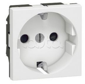 Розетка электрическая Mosaic 2M, 2P+Т Legrand (077210)