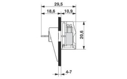 Проходная клемма VDFK 4/K-DP