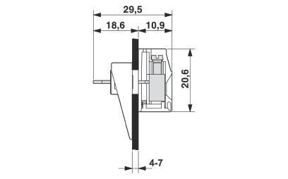 Проходная клемма VDFK 4/K-DP