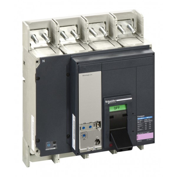 Силовой автомат Schneider Electric Compact NS 1000, Micrologic 2.0, 150кА, 4P, 1000А