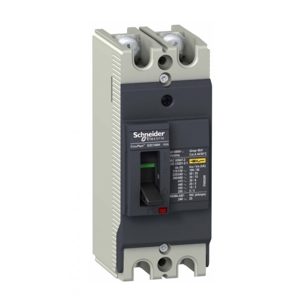 Силовой автомат Schneider Electric Easypact EZC 100, TM-D, 30кА, 2P, 50А