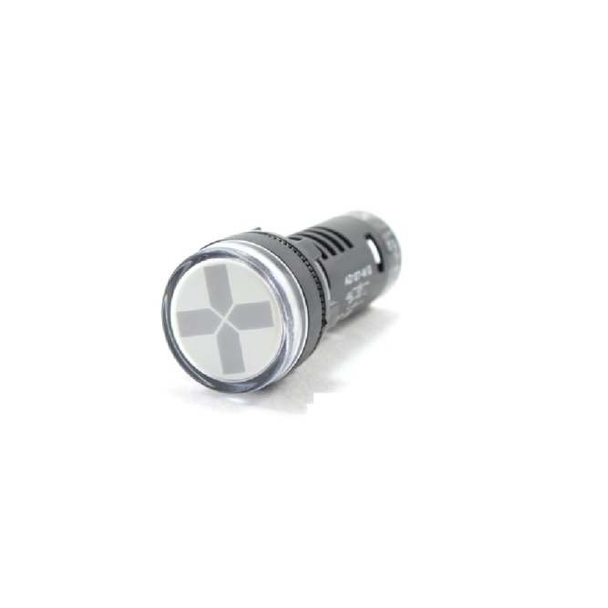 C7-2L-F34 Индикатор двухцветный сегментный красный/зеленый 110 В AC/DC