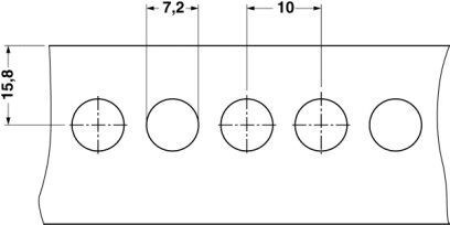 Проходная клемма VDFK 6 GNYE