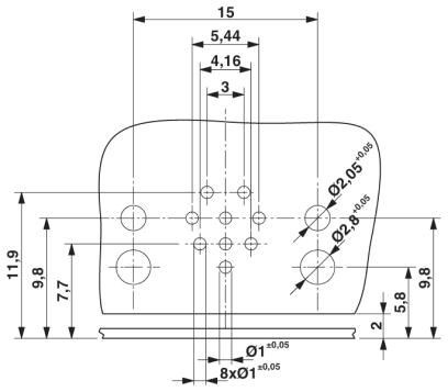 Встраиваемые разъемы SACC-DSIV-MS-8CON-L90 SH SCO