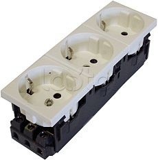 Розетка электрическая Mosaic 6М 3х2P+Т Legrand (077603)