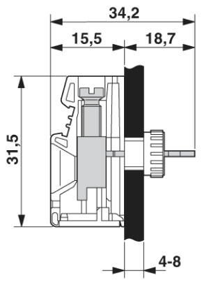 Проходная клемма VDFK 6-DP