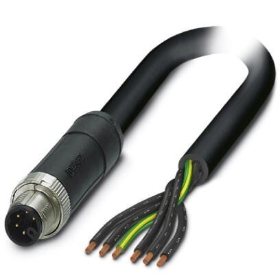 Силовой кабель SAC-6P-M12MSM/ 1,5-PUR PE