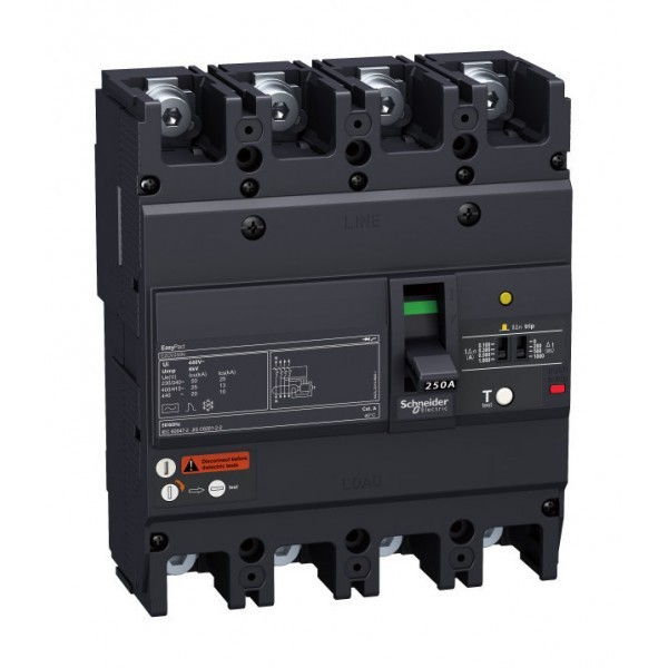Силовой автомат Schneider Electric Easypact EZC, 4P, 225А