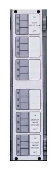 Модуль индикации/управления - 6 групп по 3 Клавиши/3 СИД, З/2Ж. Арт, 3-6/3S1G2Y