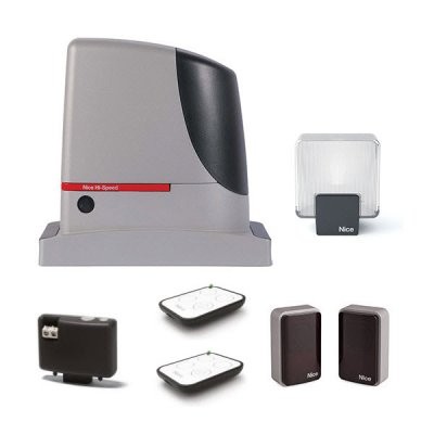 NICE RUN1200HSBDKIT2 — для автоматизации откатных ворот массой до 1200кг