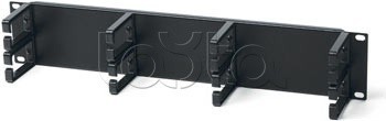 Организатор кабельный с пластиковыми кольцами, 19&quot; Hyperline (CM-2U-PL)