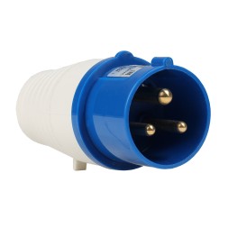 Вилка кабельная 023-32А-6h-220AC-2P+PE-IP44