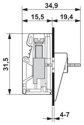 Проходная клемма VDFK 6/K-DP