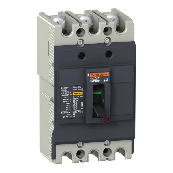 Силовой автомат Schneider Electric Easypact EZC 100, TM-D, 30кА, 3P, 30А