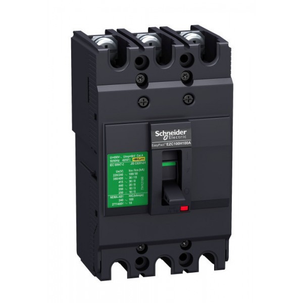 Силовой автомат Schneider Electric Easypact EZC, 5кА, 3P, 100А