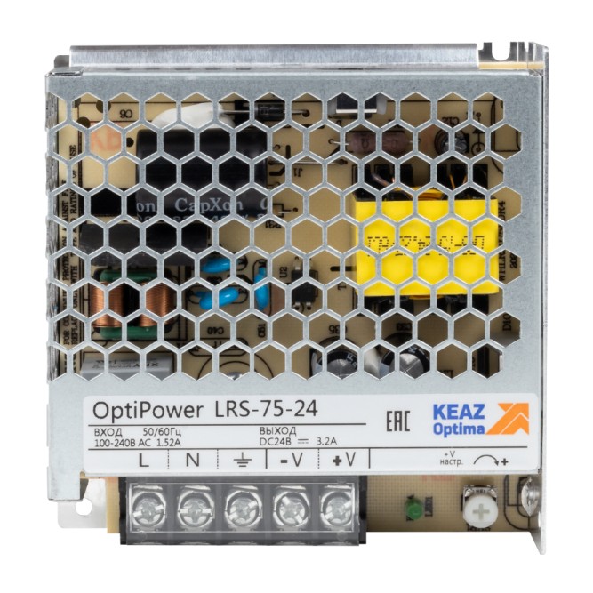 Блок питания панельный OptiPower LRS 75-24 3.5A