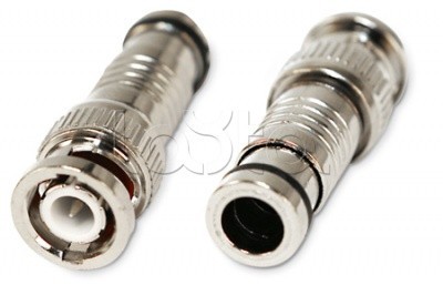 Разъем компрессионный BNC для кабеля RG-59 Hyperline (CON-BNC-M-RG59-CMP)
