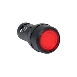 Кнопка с фиксацией с подсветкой OptiSignal Compact D22 C7-PHL-B401 красная 1НЗ 24 В AC/DC XB7NJ04B2