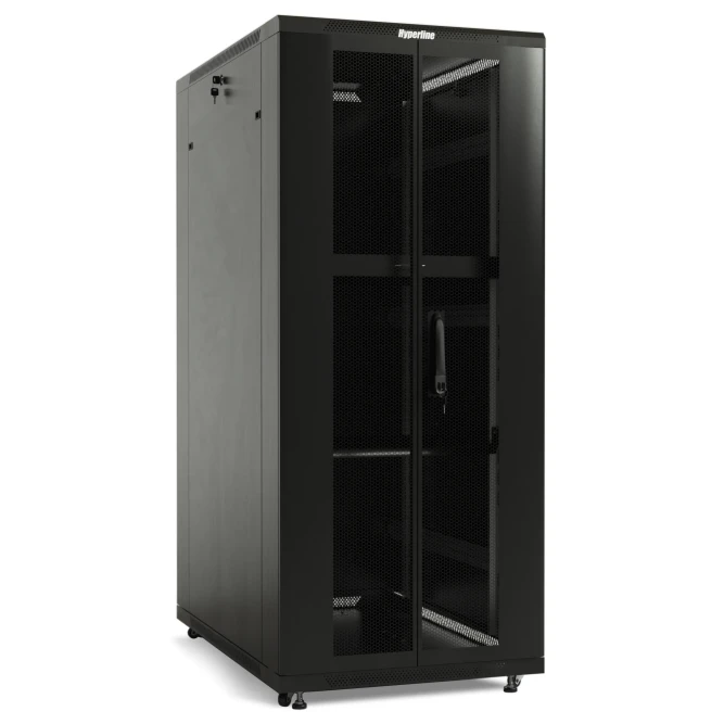 Шкаф нап. 42U Hyperline (TSA-4281-PD-RAL9004)