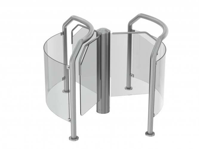 Полноростовые роторные турникеты Cominfo ROUND F