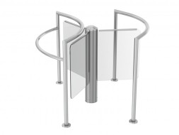 Полноростовые роторные турникеты Cominfo ROUND E-S