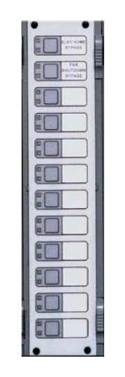 Модуль индикации/управления - 12 Клавиш/12 пар СИД, Зеленый/Желтый. Арт, 3-12/S1GY