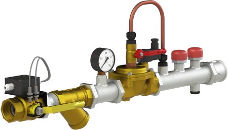 Узел управления дренчерный УУ-Д50/1,6Э24-ГМ-04 &quot;МАЛОРАСХОДНЫЙ&quot; (с эл. пуском) 24В