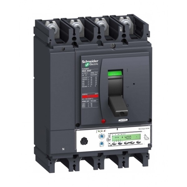 Силовой автомат Schneider Electric Compact NSX 400, Micrologic 5.3 A, 70кА, 4P, 400А