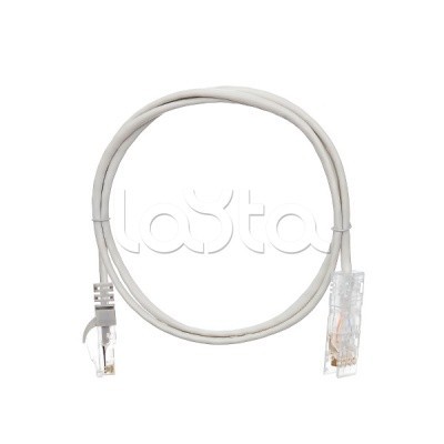 Шнур коммутационный 2хRJ45/8P8C F/UTP 7,5 м кат.5е NIKOMAX (NMC-PC4SD55B-075-GY)