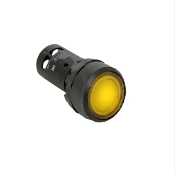 Кнопка с фиксацией с подсветкой OptiSignal Compact D22 C7-PHL-B501 желтая 1НЗ 24 В AC/DC XB7NJ05B2