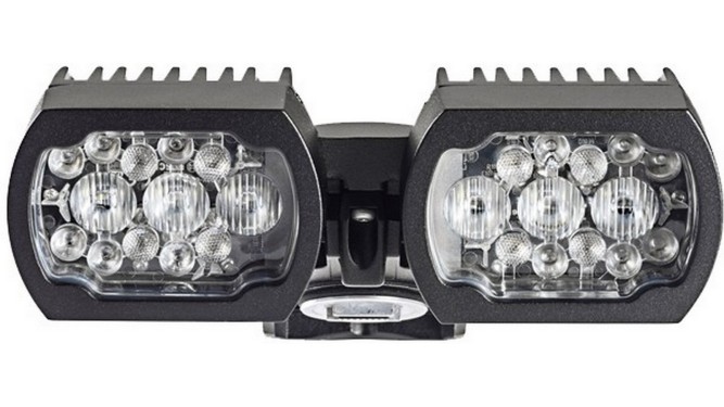 Прожектор ИК и белого света для установки на MIC цвет чёрный. MIC-ILB-400