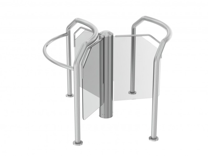 Полноростовые роторные турникеты Cominfo ROUND E