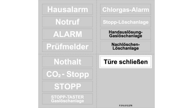 FMC-FST-DE Прозрачные пленки для печати верхних значков синих и желтых ИПР серий FMC-210/-120