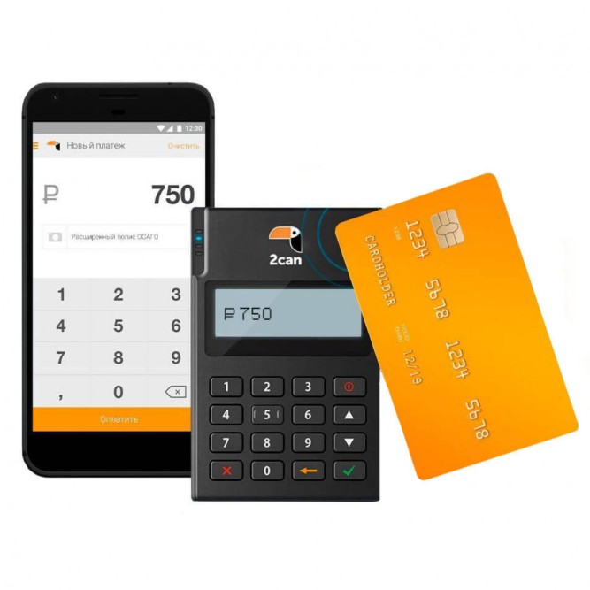 Платежный терминал (ридер) 2can P17 NFC