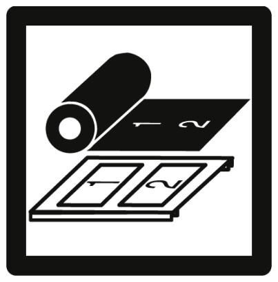 Пластиковая табличка US-EMLP (52,5X15) YE